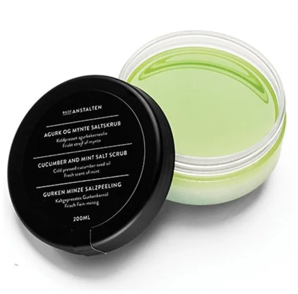 Badeanstalten Bodyscrub med agurk og mynte (200 ml)