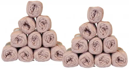 Mayflower Cotton 8/4 Garnpakke Ensfarget 1489 Støvete Rose - 20 stk - Mayflower Cotton 8/4 Garnpakke Ensfarget 1489 Støvete Rose - 20 stk