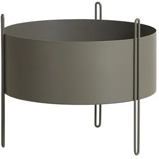 Woud Pidestall Blomsterpotte Medium Taupe