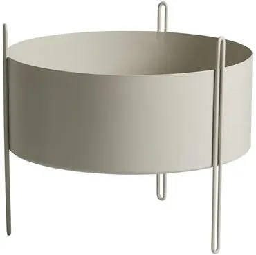 Woud Pidestall Medium Grå Plantepotte